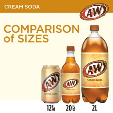 A&W Caffeine Free Cream Soda 12 pk Cans