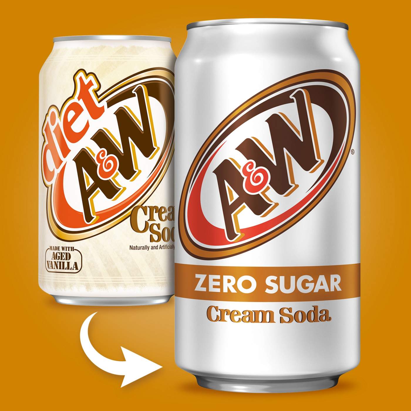 A&W Diet Cream Soda 12 oz Cans; image 3 of 5