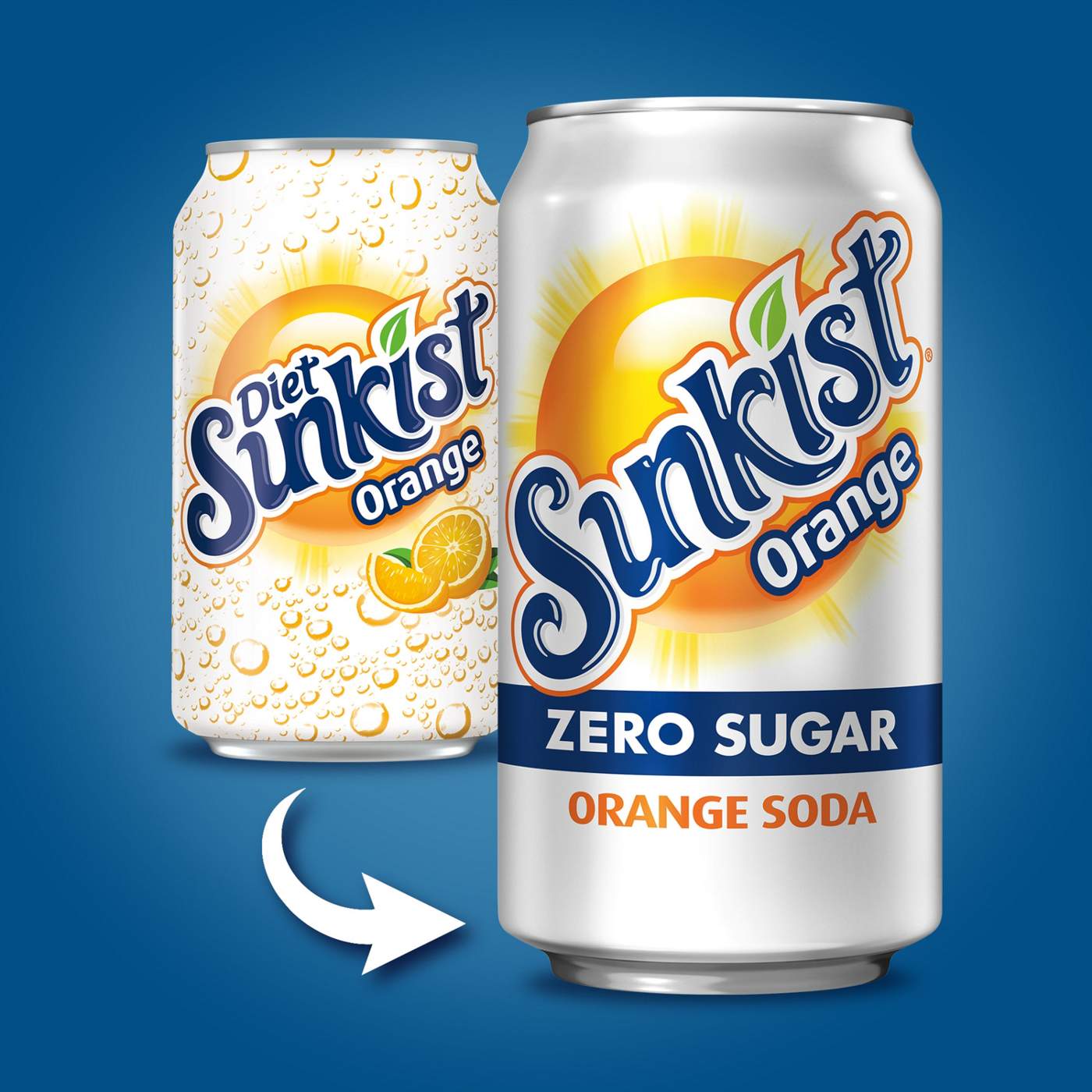 Sunkist Diet Orange Soda 12 oz Cans; image 5 of 5