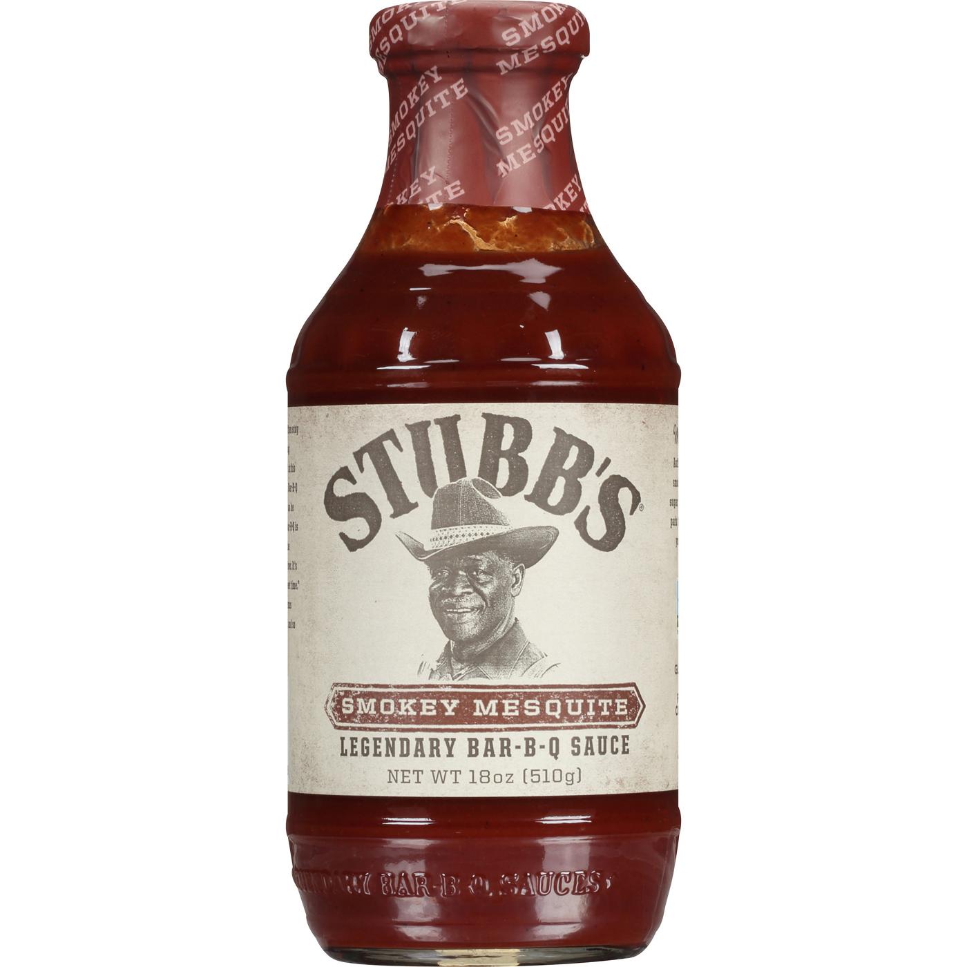 Stubb's Smokey Mesquite Barbecue Sauce; image 1 of 9