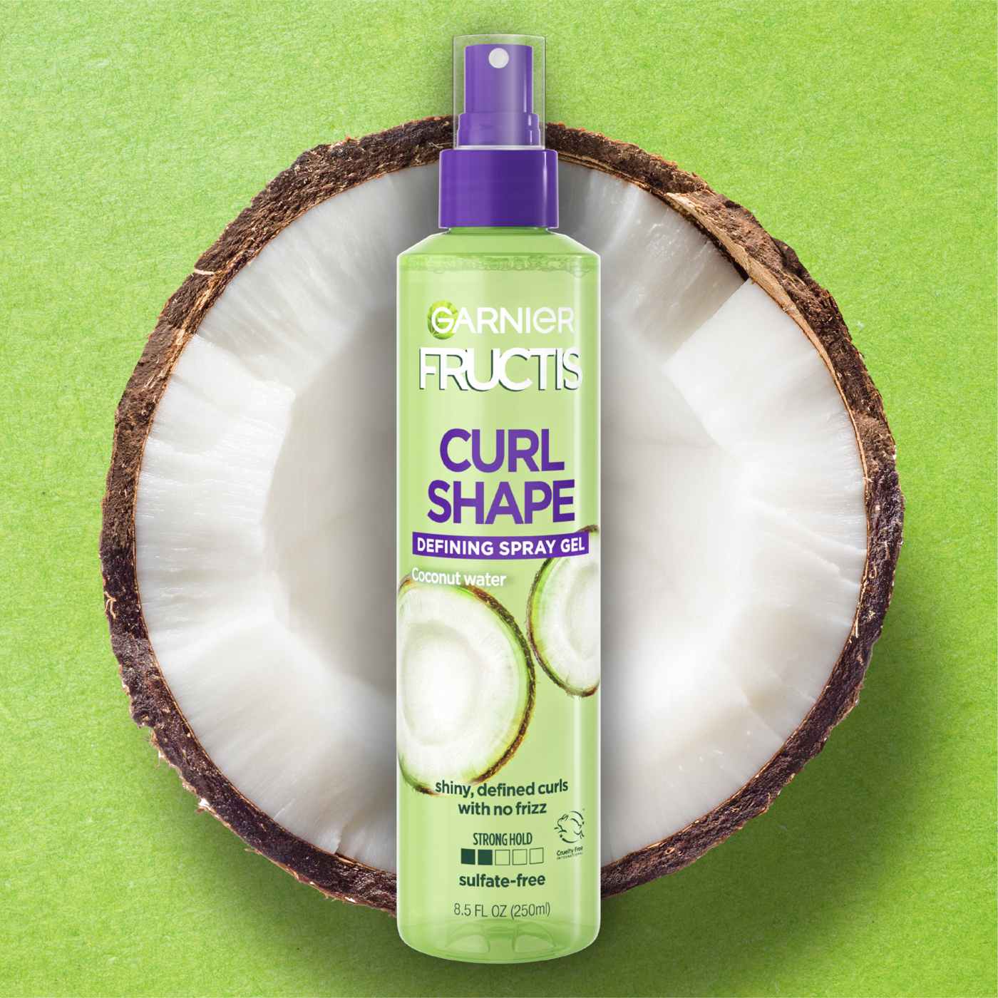 Garnier Fructis Style Curl Shape Defining Spray Gel with Coconut Water; image 3 of 9