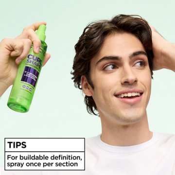 Garnier Fructis Curl Shape Defining Spray Gel with Coconut Water - Strong Hold