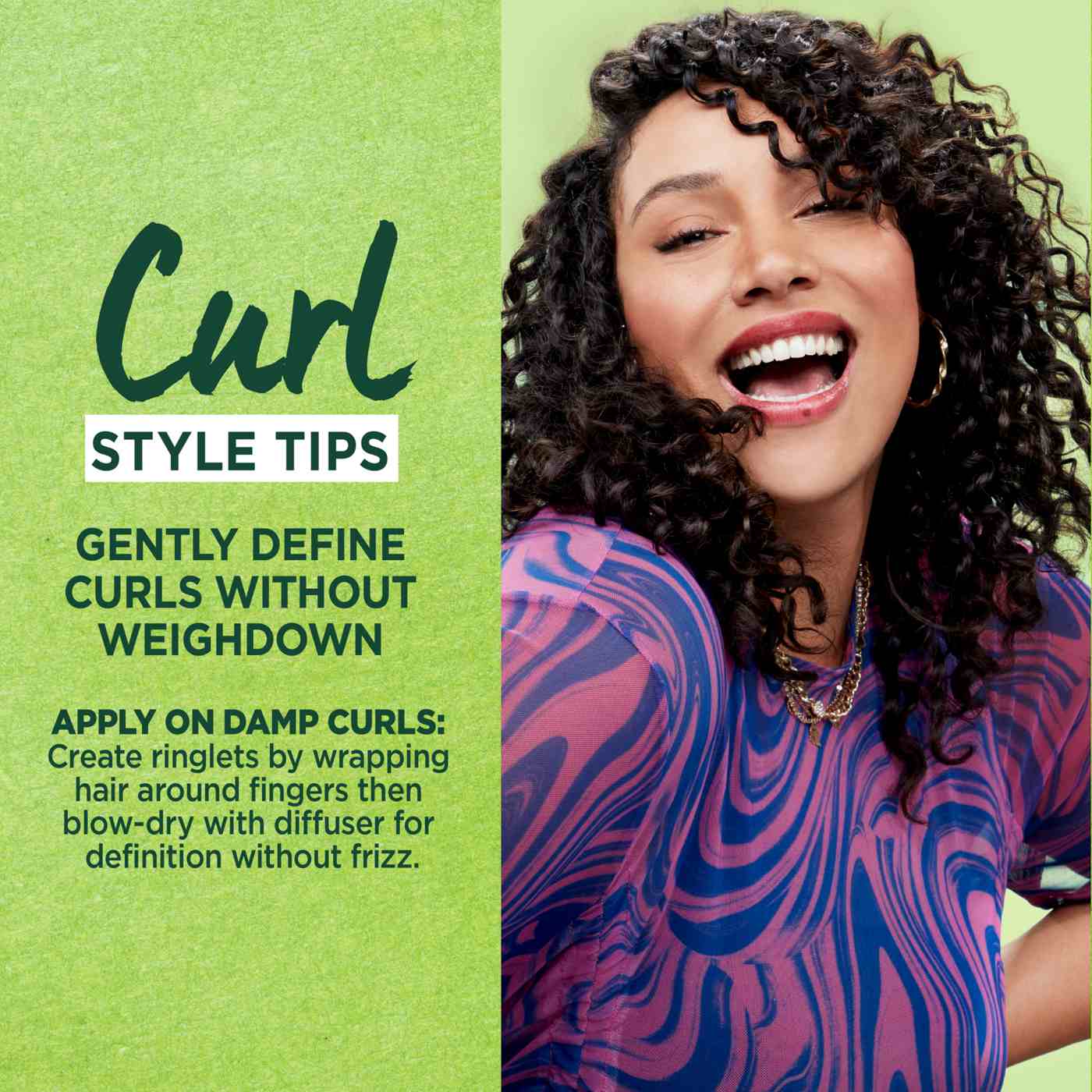 Garnier Fructis Style Curl Construct Creation Mousse with Coconut Water; image 4 of 10