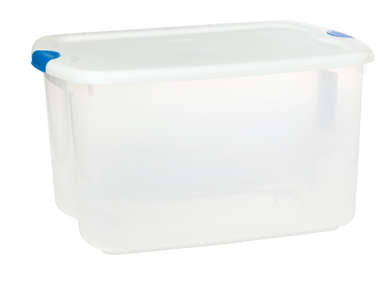 Sterilite Latch Storage Box with White Lid - Shop Closet & Cabinet  Organizers at H-E-B