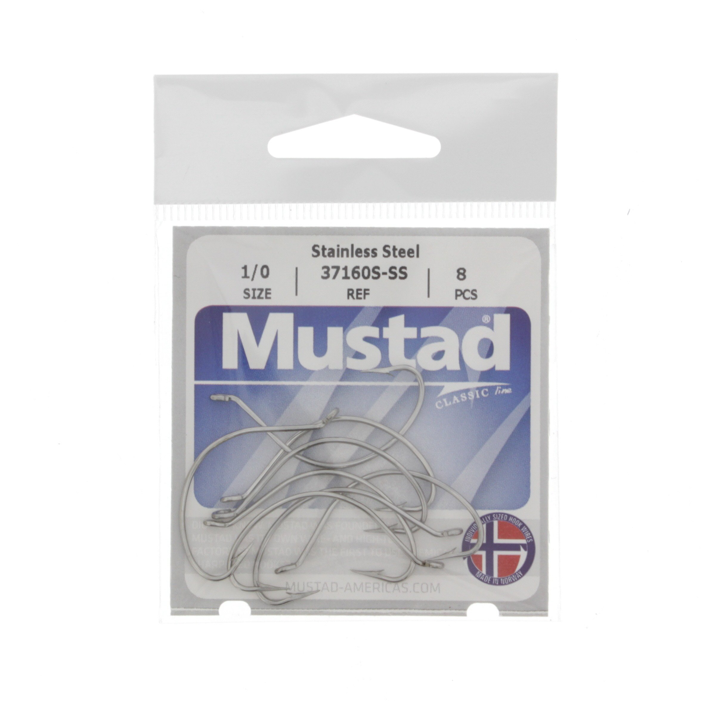 Mustad Stainless Steel Hooks, Size 1/0 - Shop Fishing at H-E-B