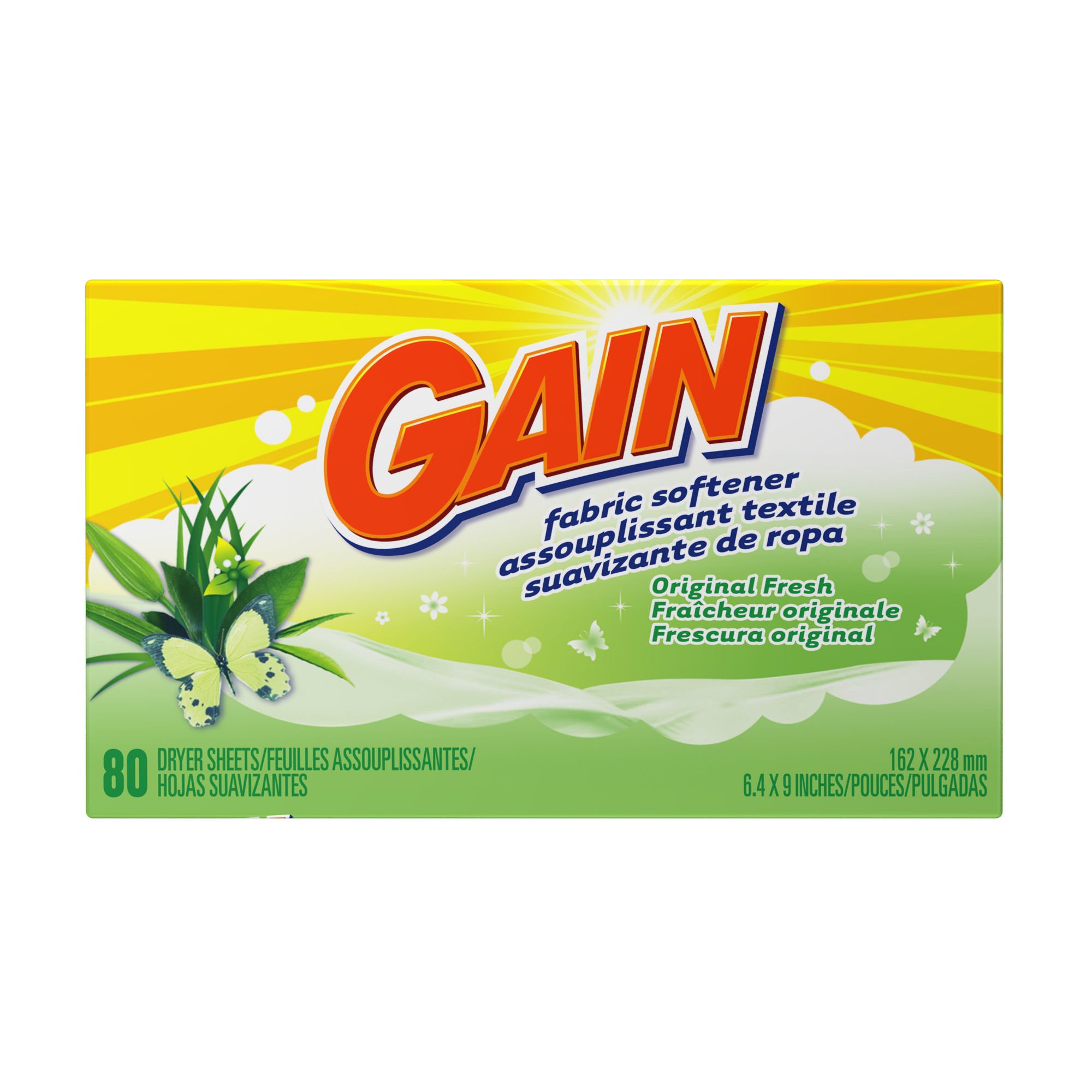 Gain Moonlight Breeze Fabric Softener Dryer Sheets - Shop Softeners at H-E-B