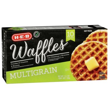 H-E-B Frozen Waffles - Multigrain
