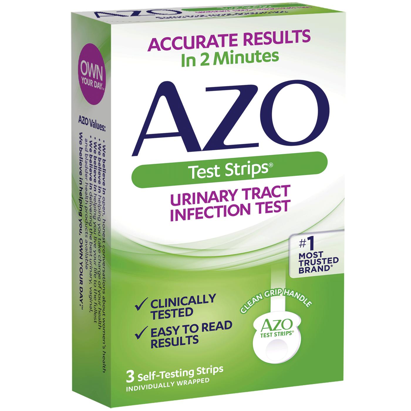 Azo Urinary Tract Infection Test Strips; image 2 of 6