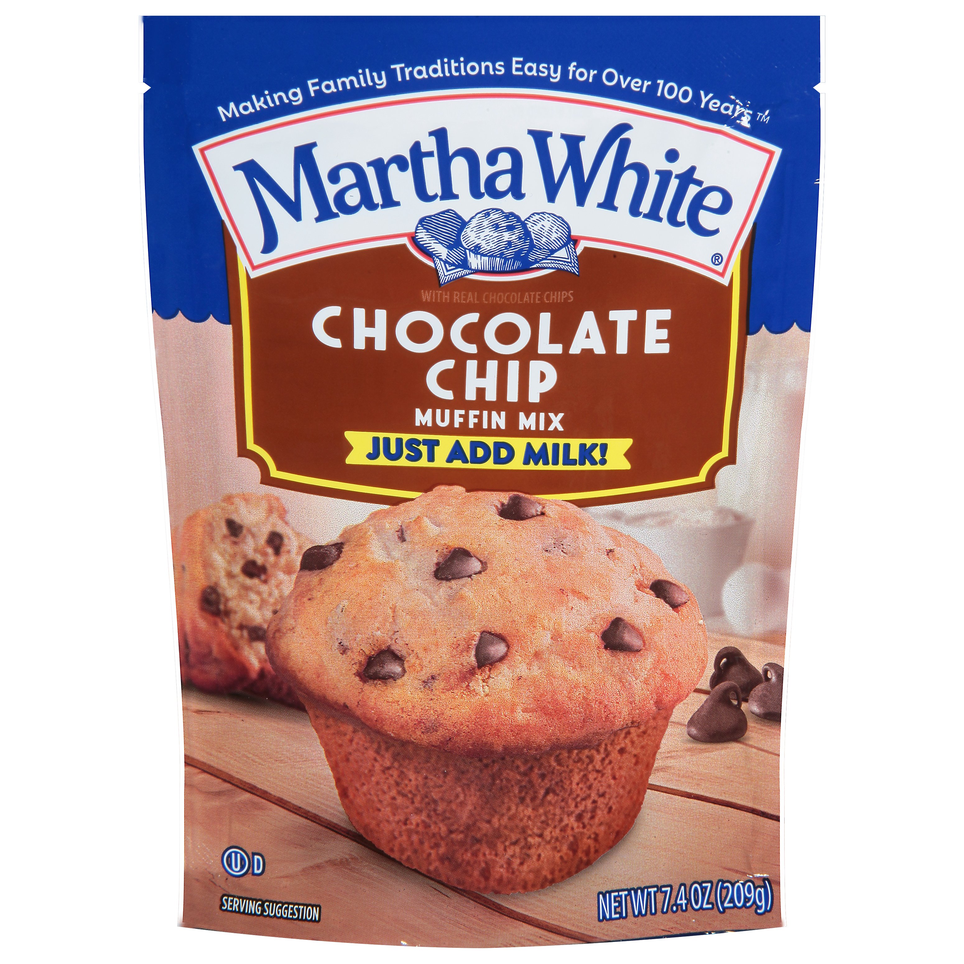 Martha White Chocolate Chip Muffin Mix Shop Baking Mixes at HEB
