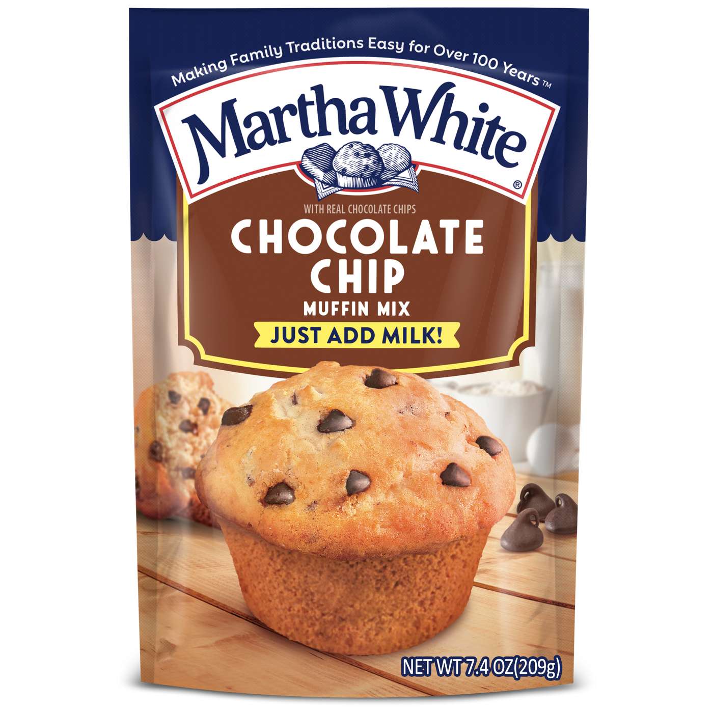 Martha White Chocolate Chip Muffin Mix; image 1 of 7