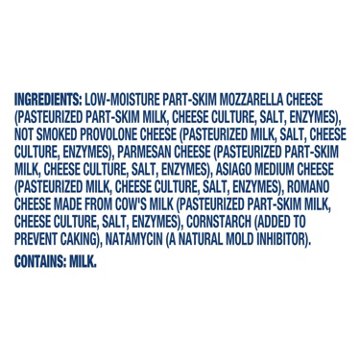 Kraft Natural Cheese Italian Five Cheese Finely Shredded Cheese
