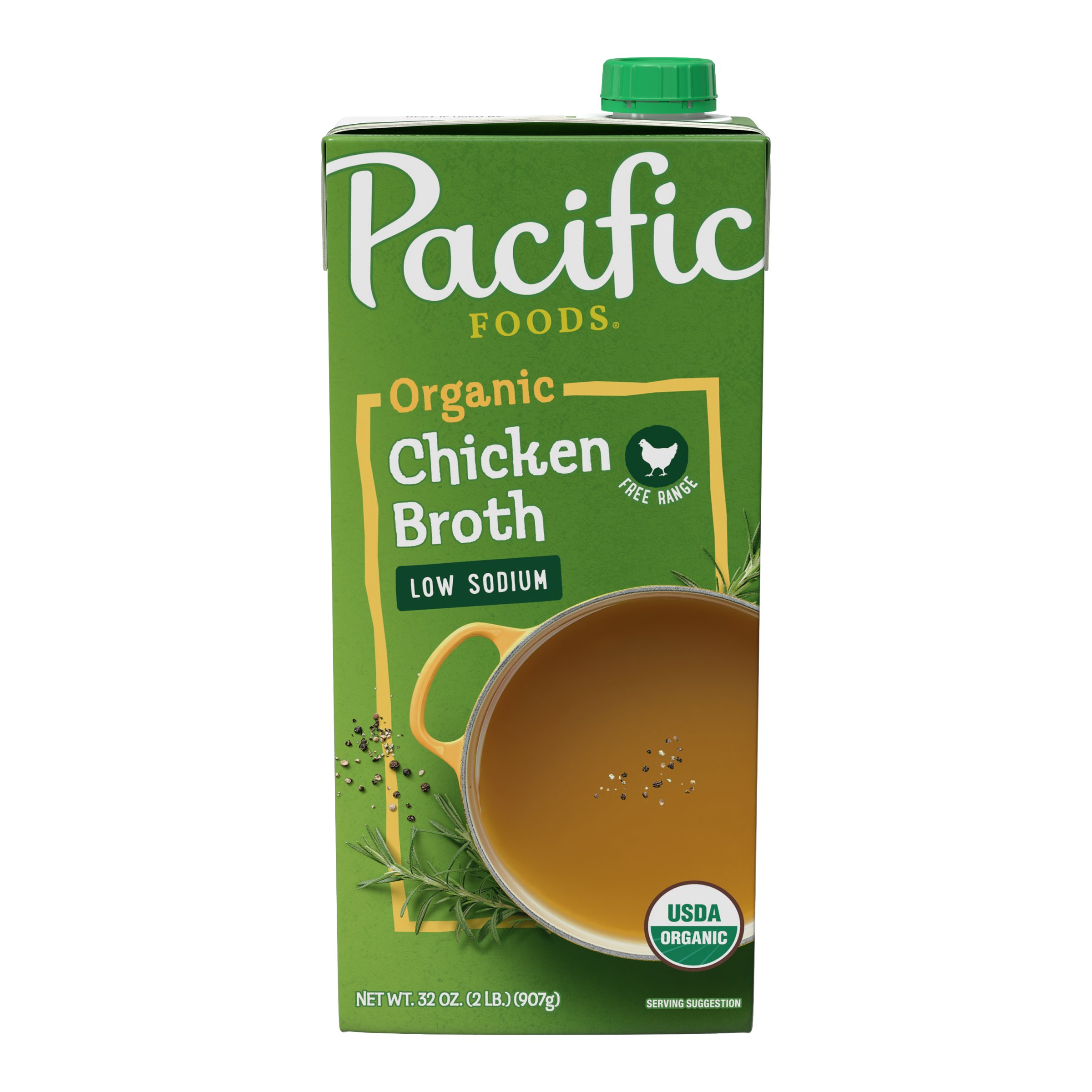 Field Day Free Range Chicken Broth Low Sodium, 32 fl oz