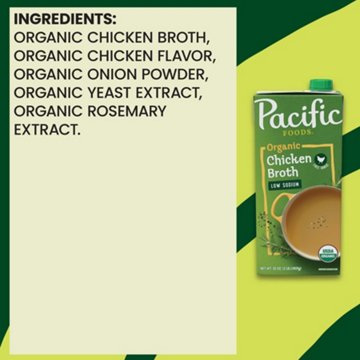 Pacific Foods Low Sodium Organic Free Range Chicken Broth, 32 oz