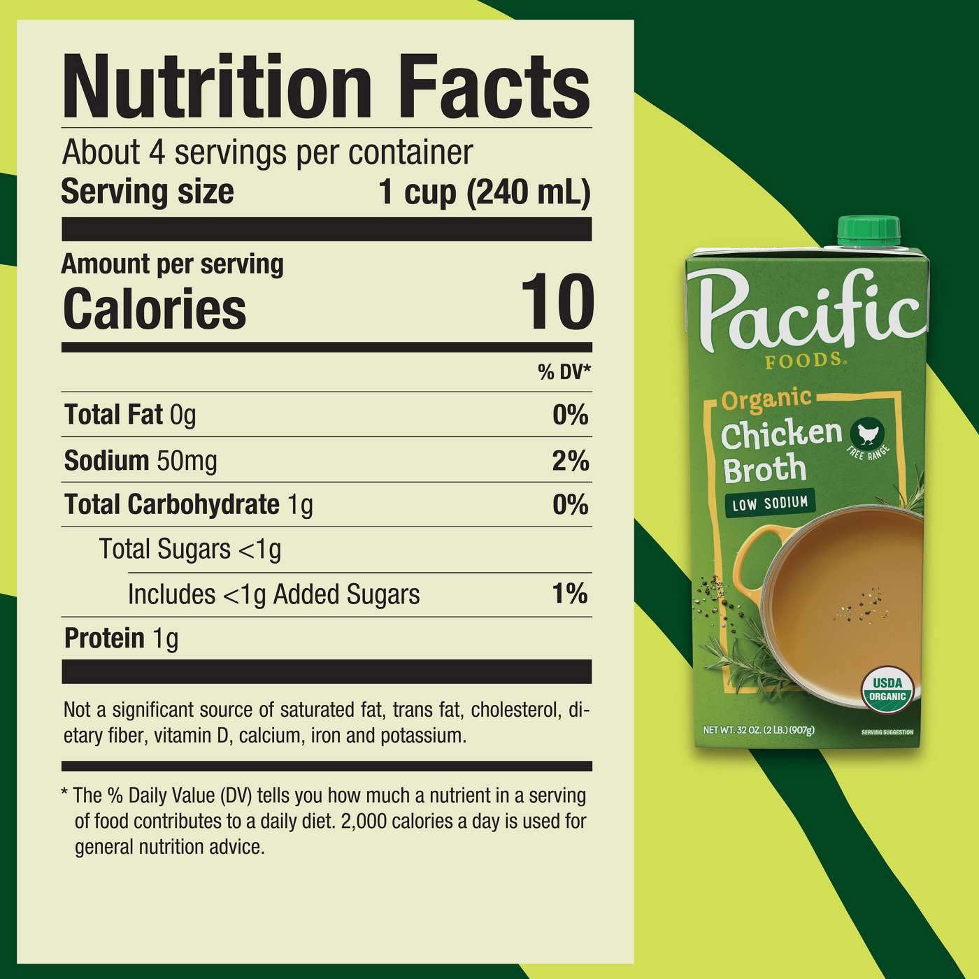 Pacific Foods Low Sodium Organic Free Range Chicken Broth; image 6 of 6