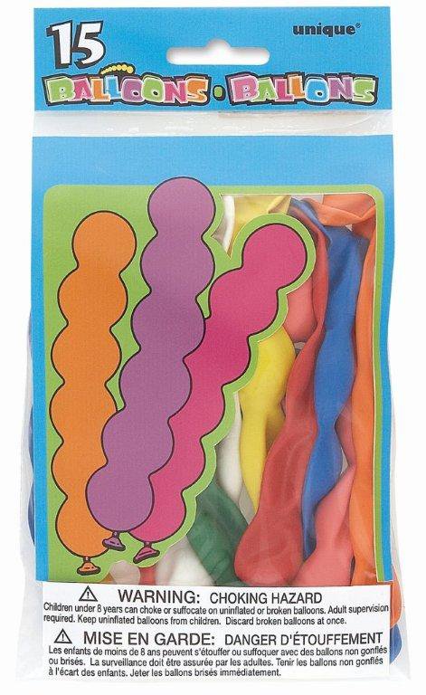 unique Squiggly Balloons - Shop Balloons at H-E-B