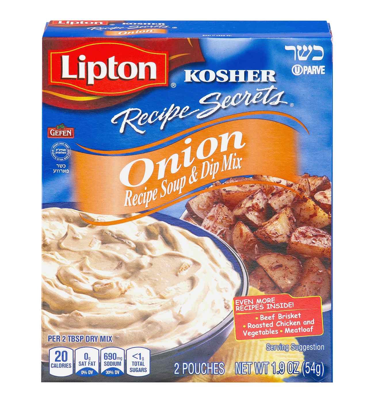 Lipton Kosher Recipe Secrets Onion Recipe Soup & Dip Mix; image 1 of 2