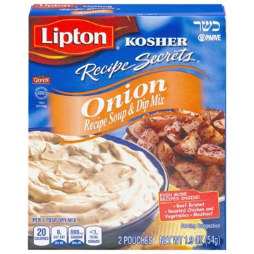 Lipton Kosher Recipe Secrets Onion Recipe Soup & Dip Mix, 1.9 oz