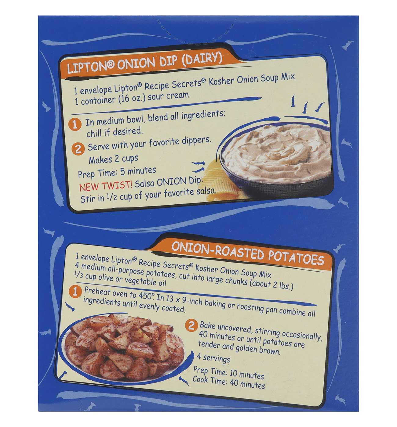 Lipton Kosher Recipe Secrets Onion Recipe Soup & Dip Mix; image 2 of 2