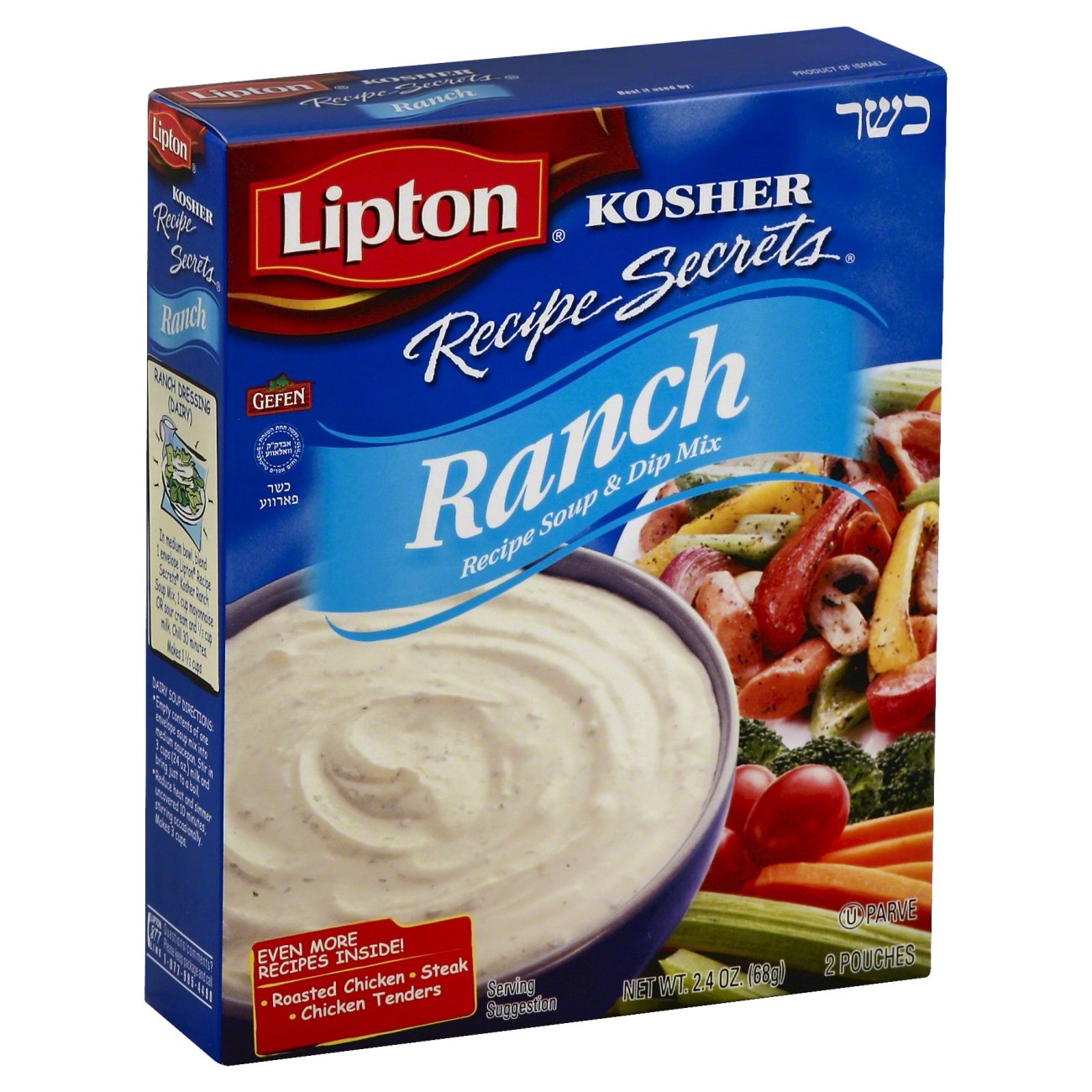 Lipton Recipe Secrets Kosher Ranch Recipe Soup And Dip Mix Shop Salsa & Dip at HEB