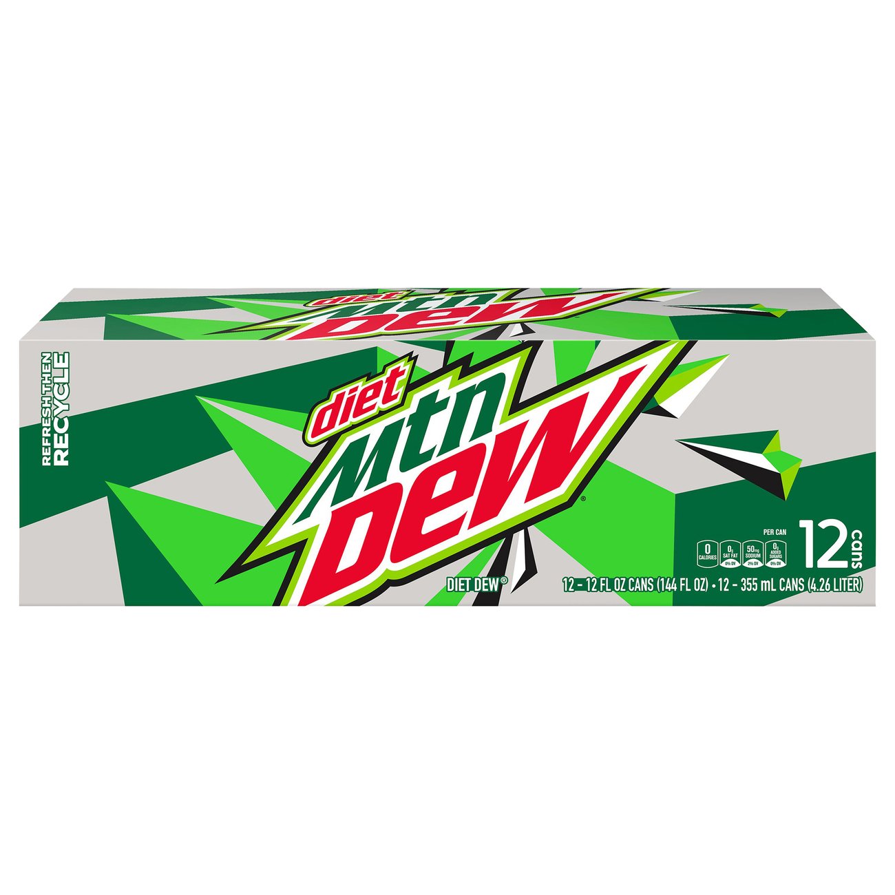 diet mountain dew label