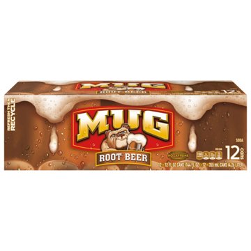 Mug Root Beer Soda 12 pk Cans