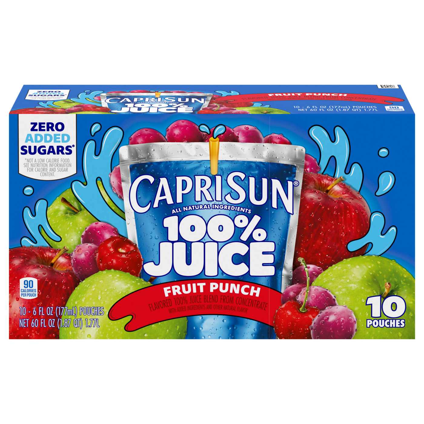 Capri Sun 100% Fruit Punch Juice Blend 10 pk Pouches; image 1 of 10