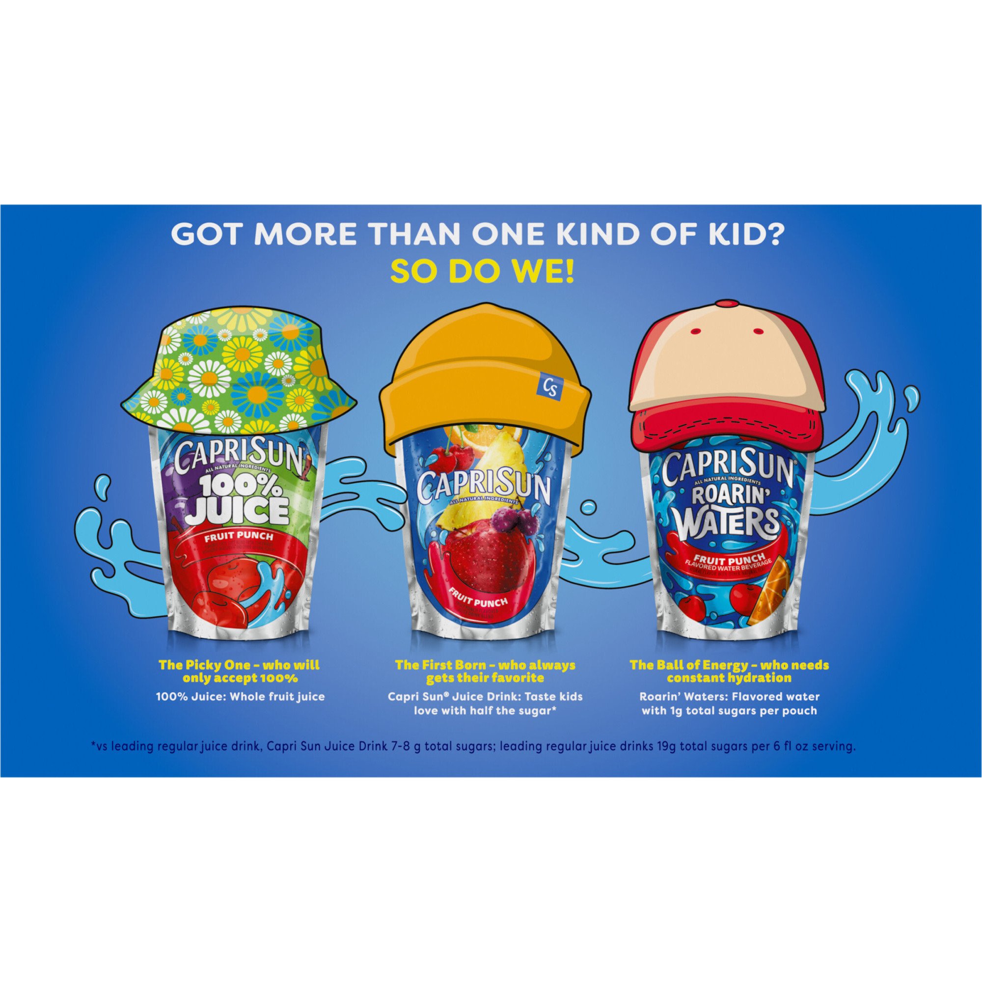 Save on Capri Sun 100% Juice Drink Pouches Fruit Punch All Natural - 10 pk  Order Online Delivery