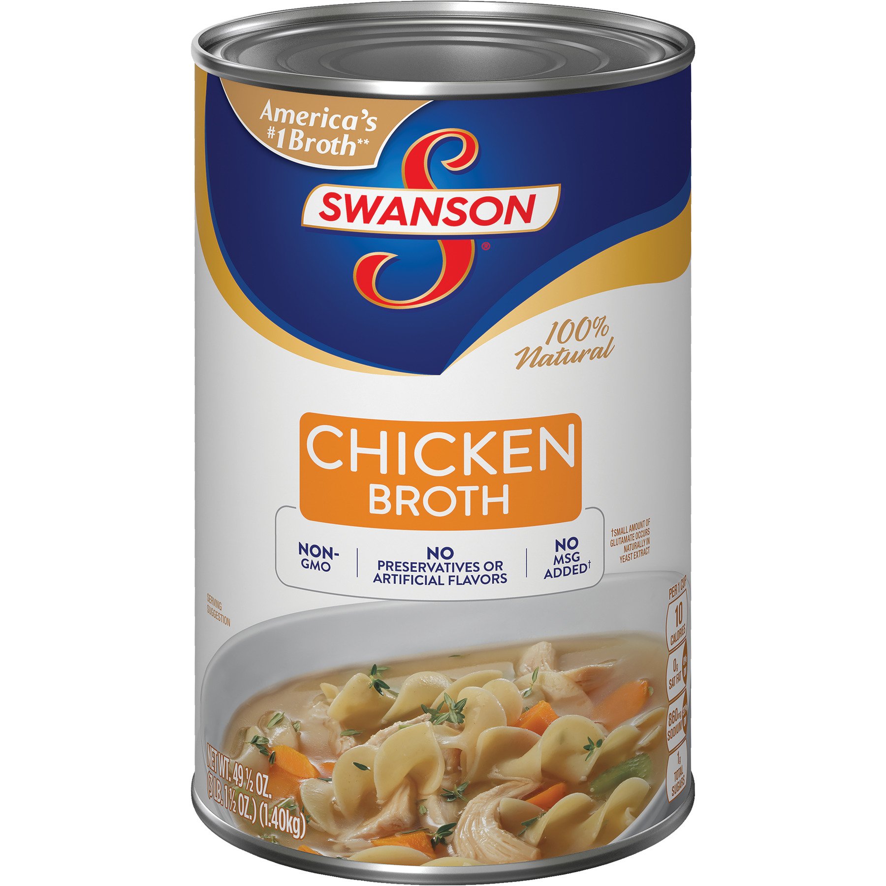 Swanson 100 Natural Chicken Broth Shop Broth & Bouillon at HEB