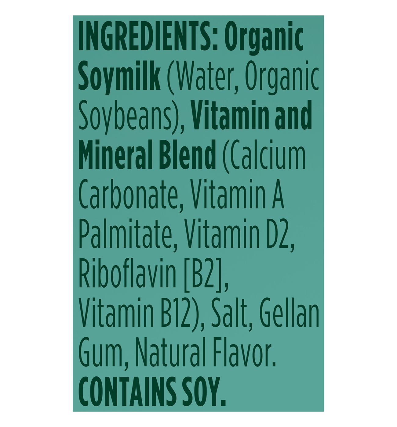 Silk Organic Shelf-Stable Unsweetened Soymilk; image 12 of 12