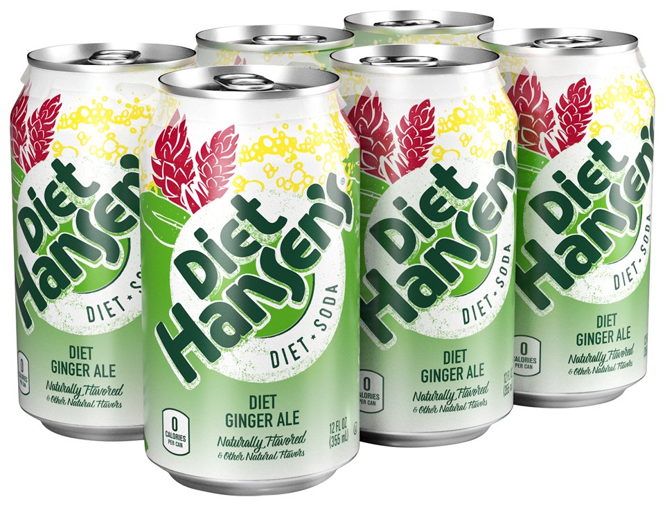 Hansen's Premium Sugar Free Ginger Ale Diet Soda Shop Soda at HEB