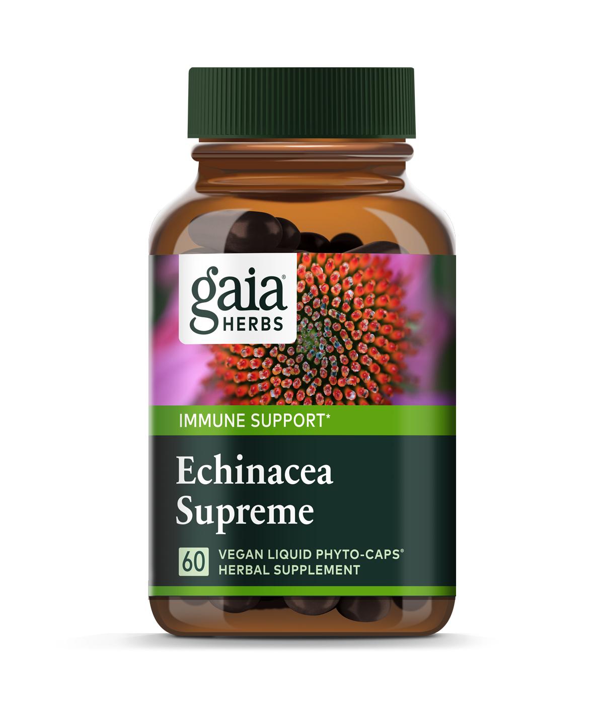 Gaia Herbs Echinacea Supreme Vegetarian Liquid Phyto-Caps; image 1 of 2