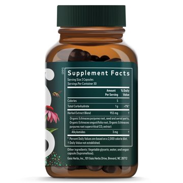 Gaia Herbs Echinacea Supreme Vegetarian Liquid Phyto-Caps