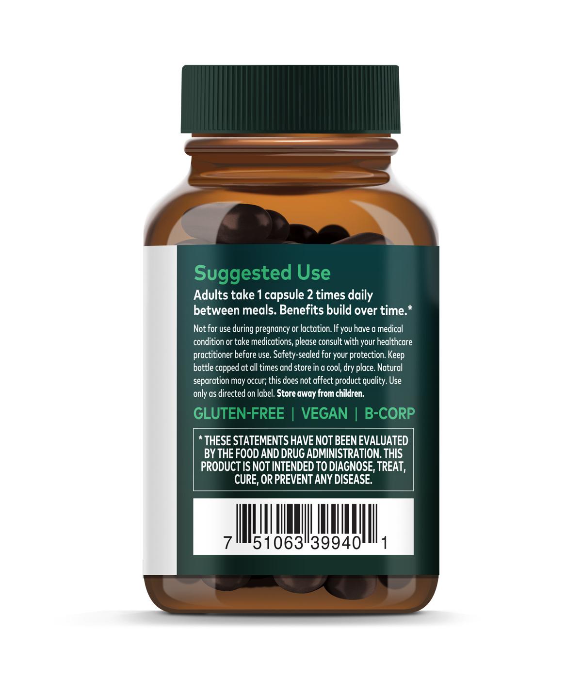 Gaia Herbs Single Herbs Olive Leaf Vegetarian Liquid Phyto-Caps; image 2 of 3