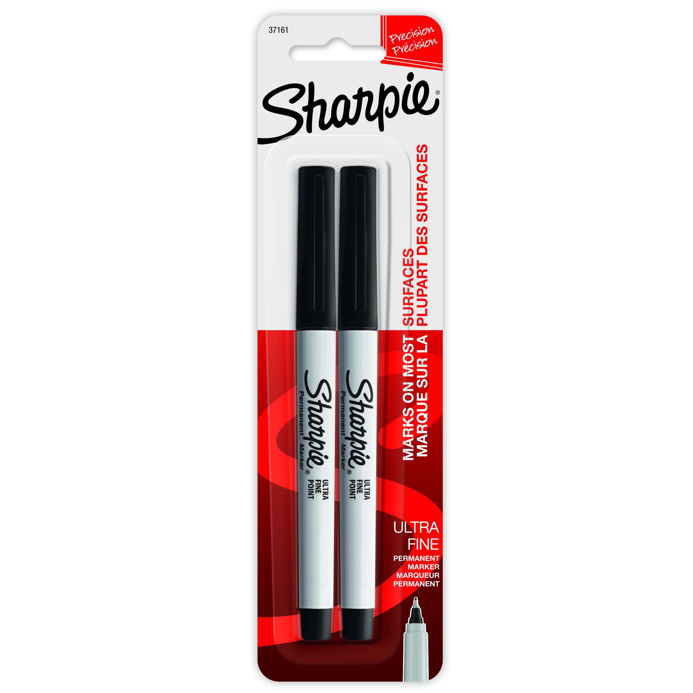 Sharpie Ultra Fine Tip Permanent Markers Black Ink Shop Markers at HEB