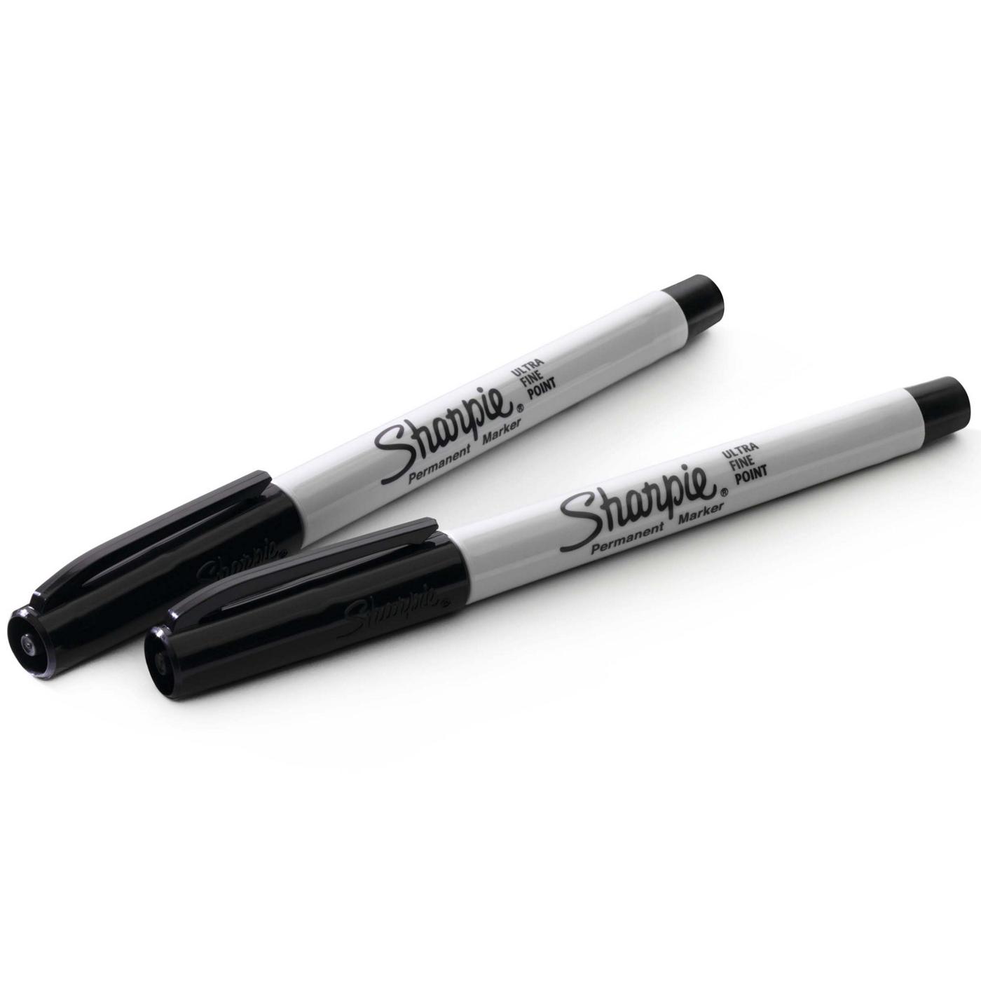 Sharpie Ultra Fine Tip Permanent Markers - Black Ink; image 2 of 2