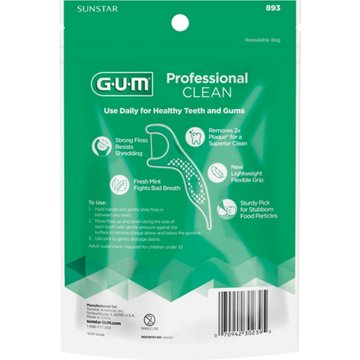 GUM Professional Clean Floss Picks