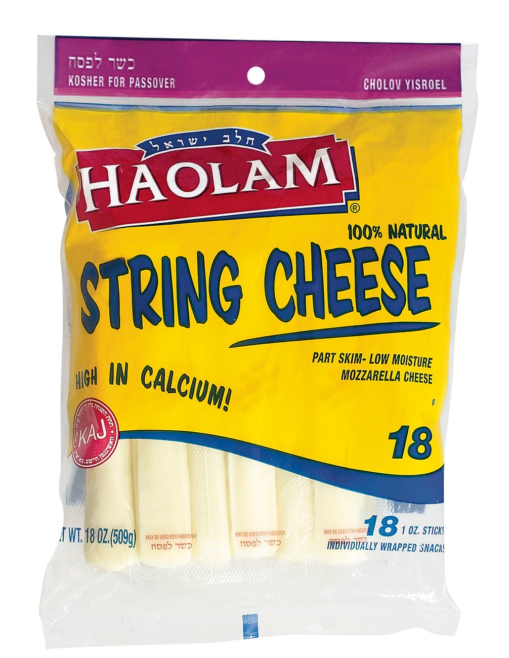 Haolam Kosher String Cheese Shop Cheese at HEB