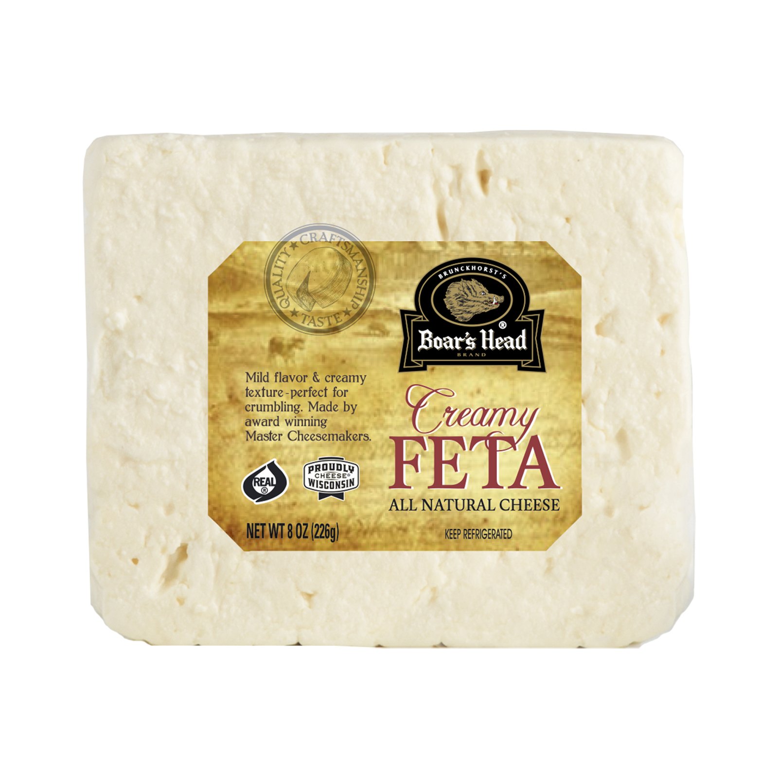 Boar's Head Creamy Feta Cheese Shop Cheese at HEB