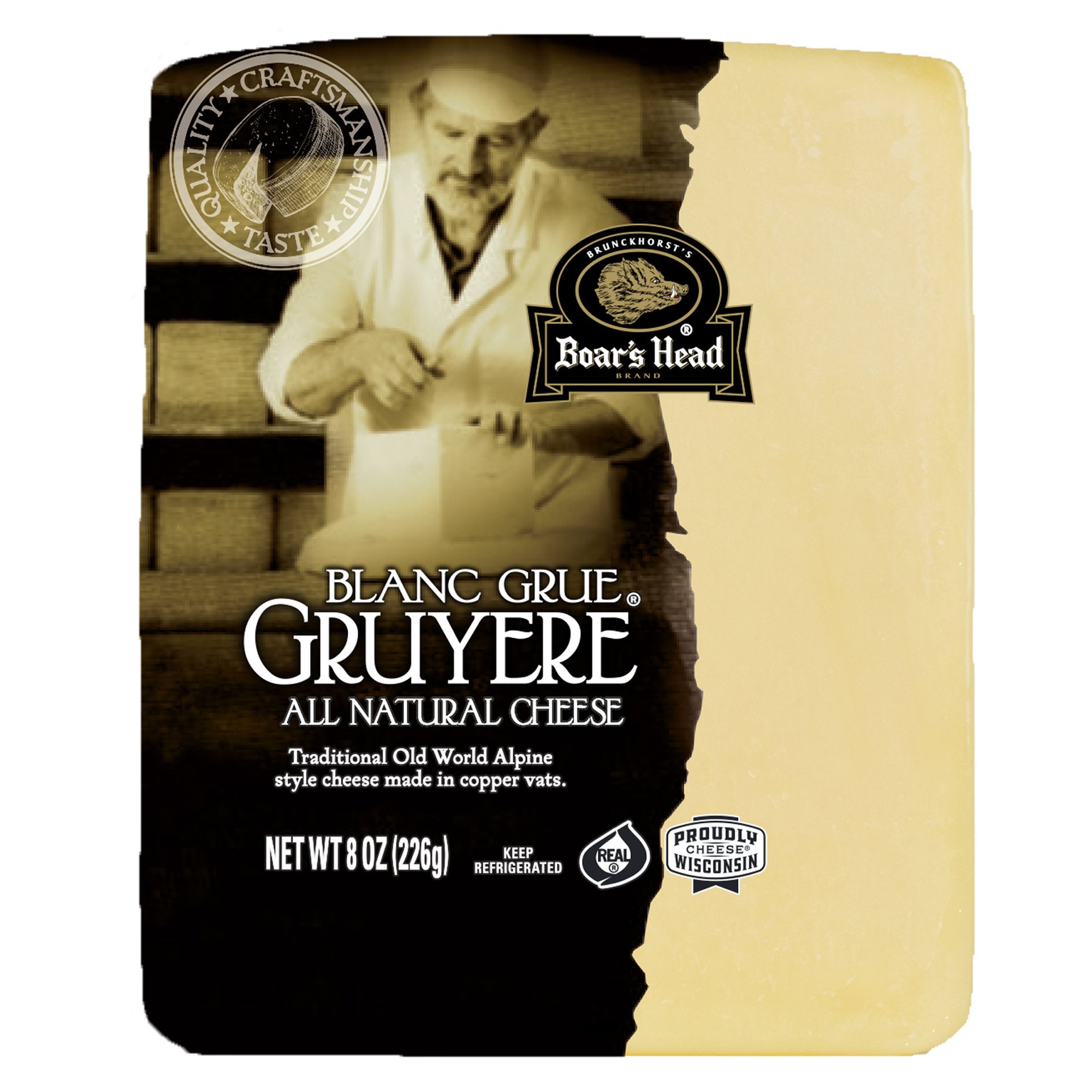 Boar's Head Blanc Grue Gruyere Cheese Shop Cheese at HEB