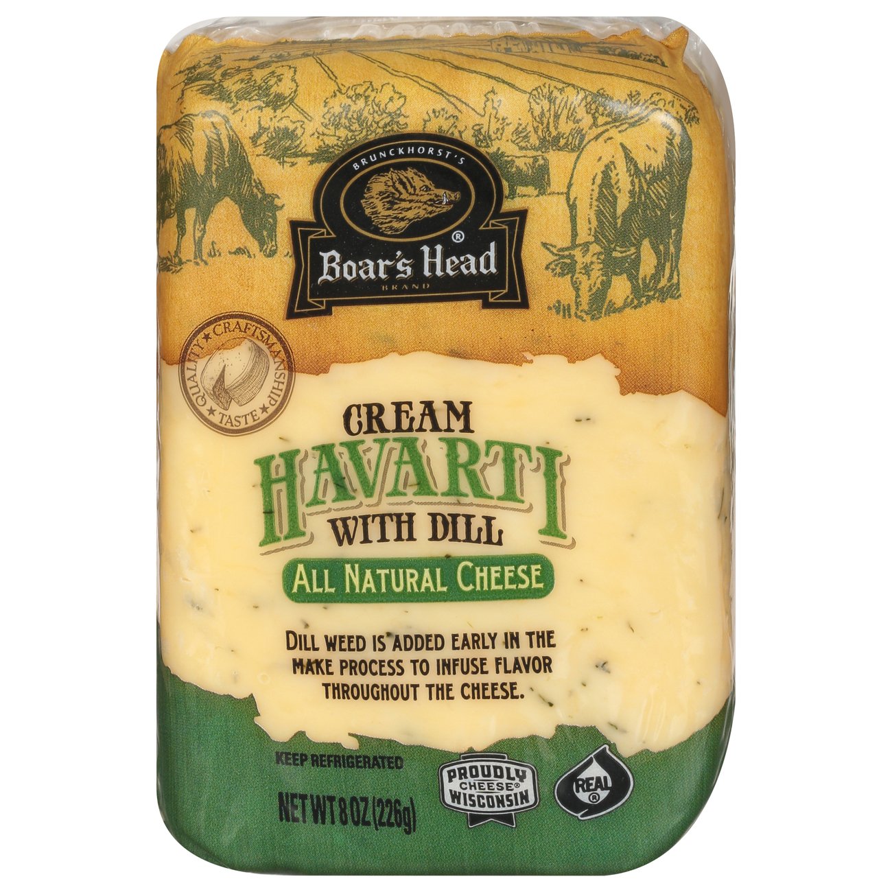 Boar's Head Cream Havarti Cheese with Dill - Shop Cheese at H-E-B