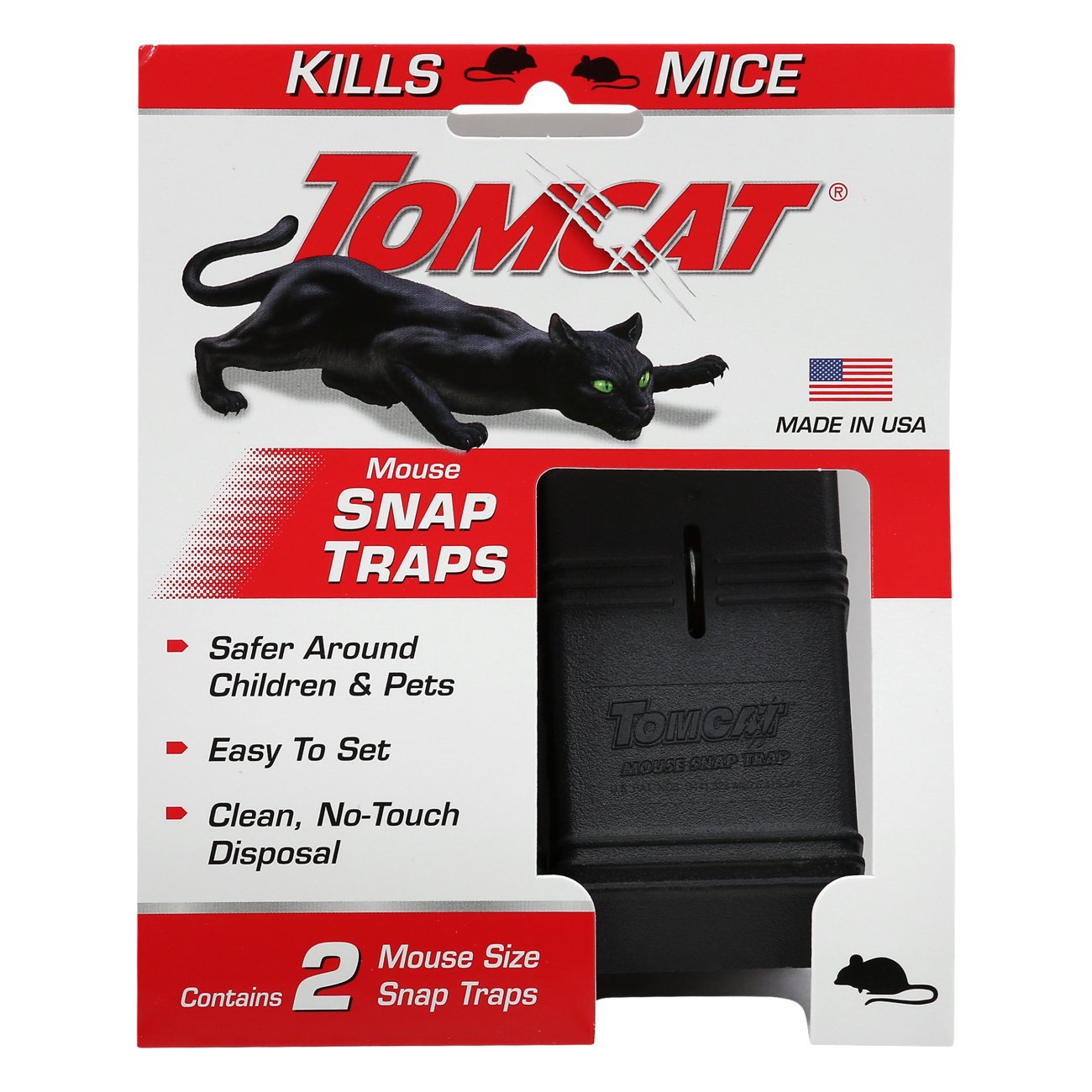 Tomcat Mouse Snap Traps Shop Mouse Traps & Poison at HEB