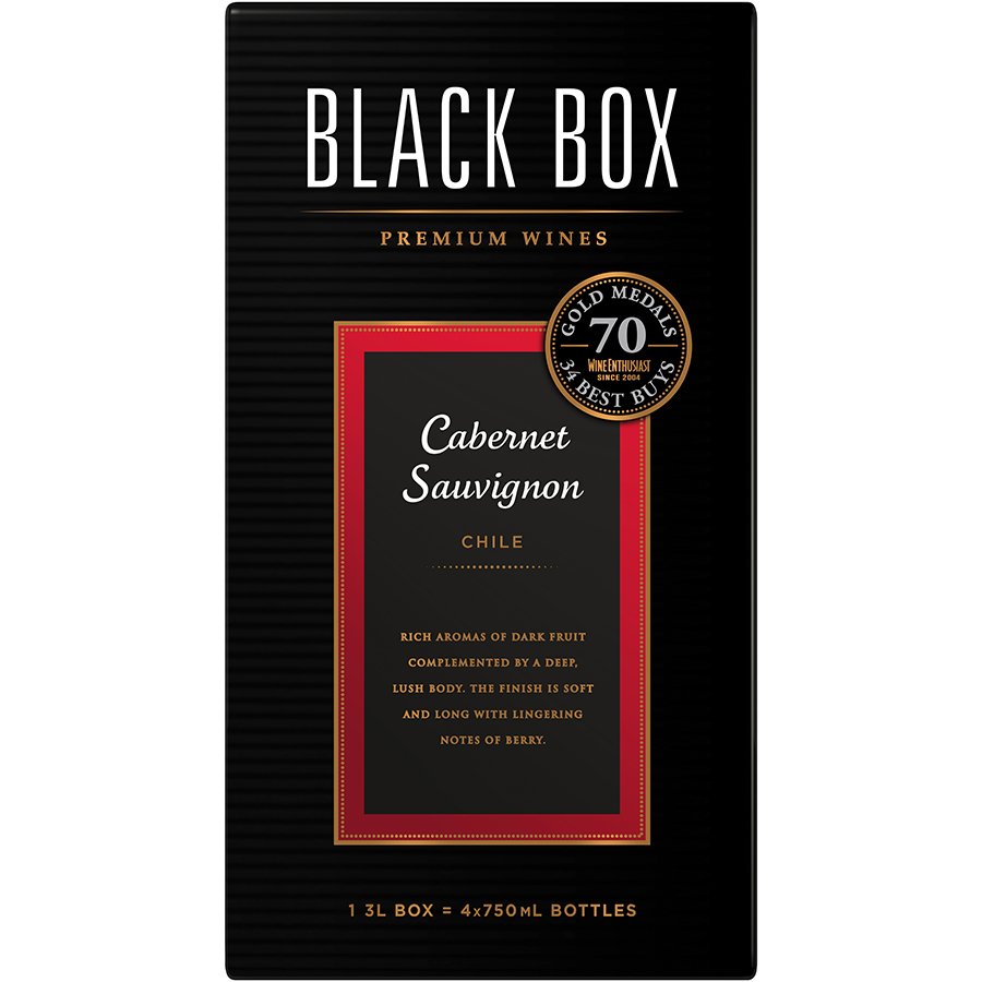 black wine box