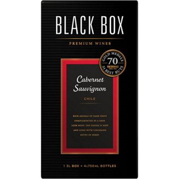 Black Box Cabernet Sauvignon Chile Box Red Wine, 3 L