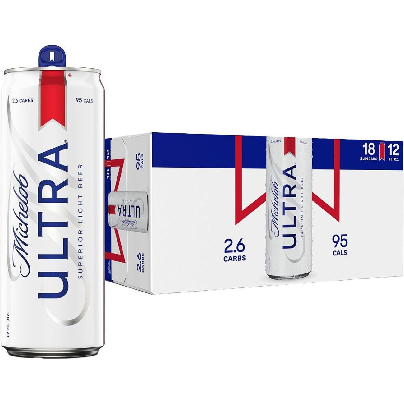 Michelob Ultra Beer 18 pk Slim Cans