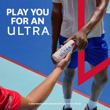 Michelob ULTRA Superior Light American Lager Beer Cans, 18 pack, 12 oz