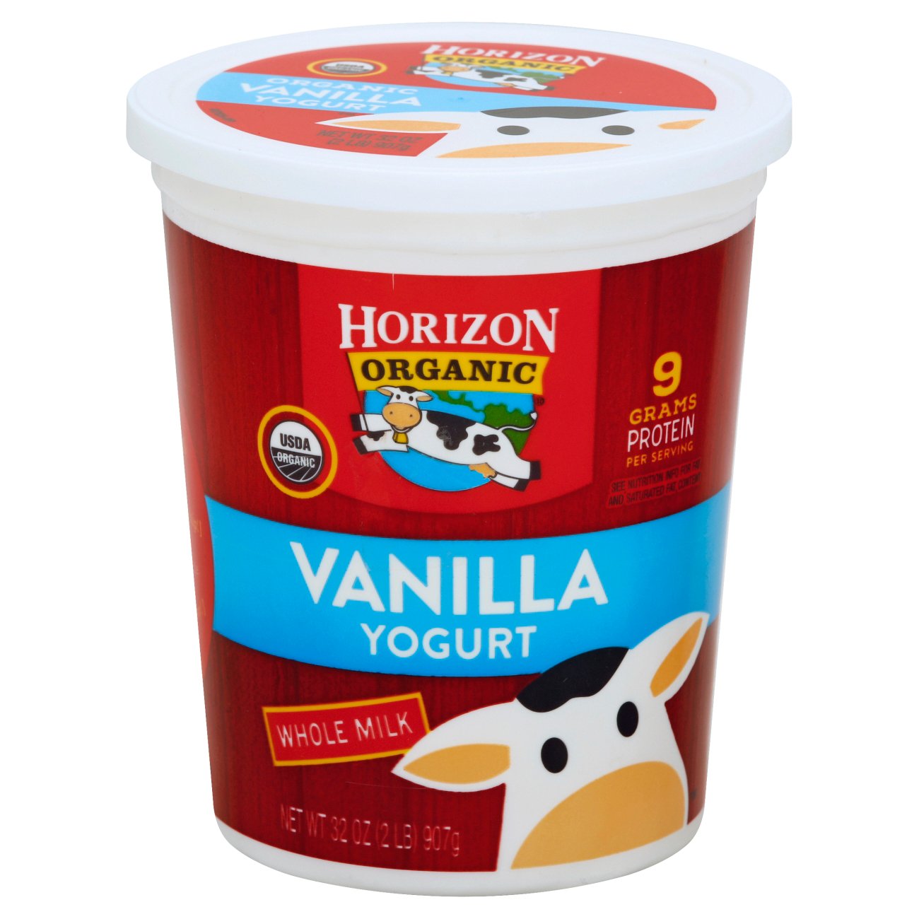 Horizon Organic Whole Milk Vanilla Yogurt Shop Yogurt at HEB