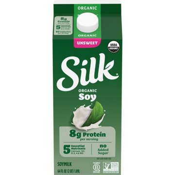 Silk Organic Unsweetened Soymilk