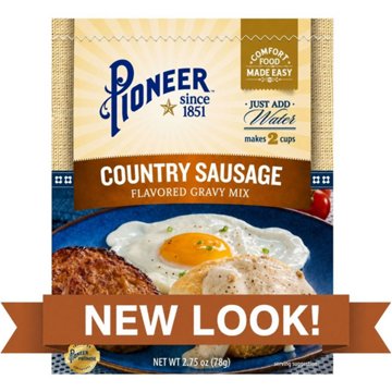 Pioneer Country Sausage Flavor Gravy Mix, 2.75 oz