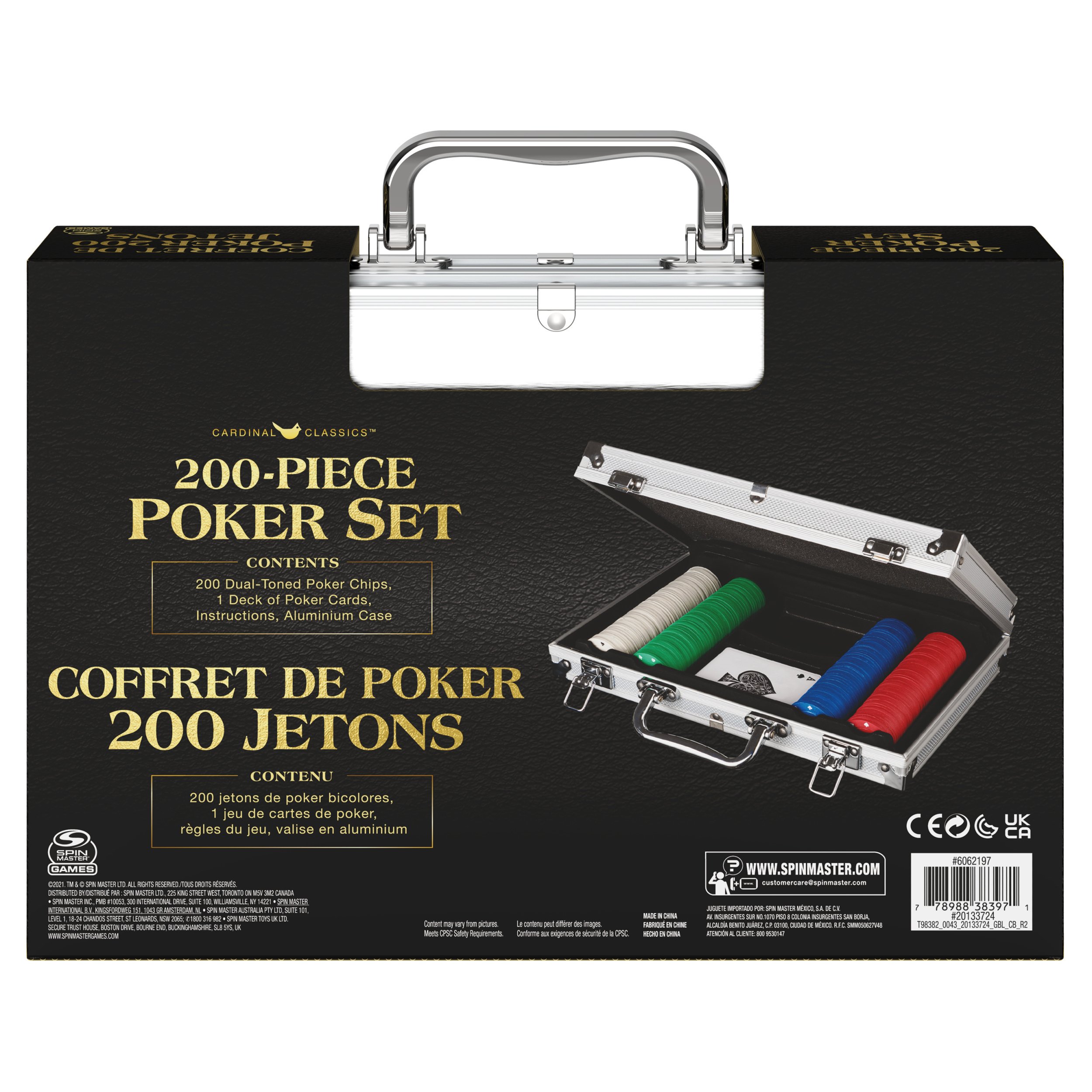 Cardinal Industries Poker Set in Carry Case - Shop Games at H-E-B