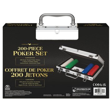 Cardinal Industries Poker Set in Carry Case, 200 pc